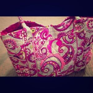 Vera Bradley Campus Tote in Paisley Meets Plaid