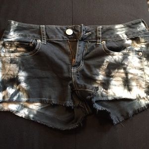 Tie die shorts