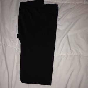 dark grey fleece line leggings