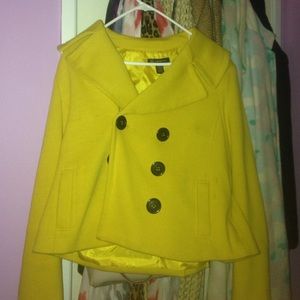 Yellow peacoat