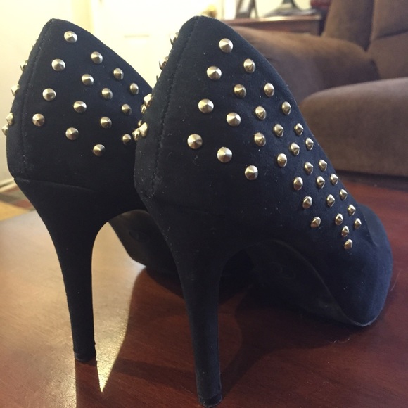 Edgy Studded Heels