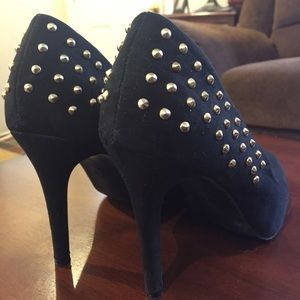 Edgy Studded Heels