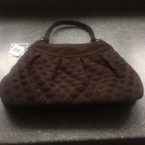 NWT Vera Bradley large Hobo in Espresso