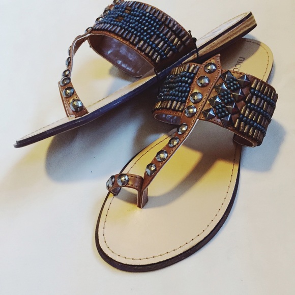 Nicole by Nicole Miller Shoes - Aztec Studded Sandals