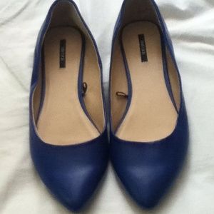 Blue flats