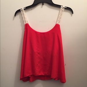 Red tank top