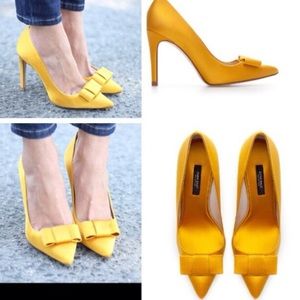 In search of: Zara Yellow/Mustard/Gold Pump Heels