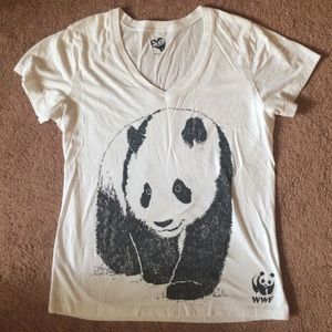 White panda t-shirt
