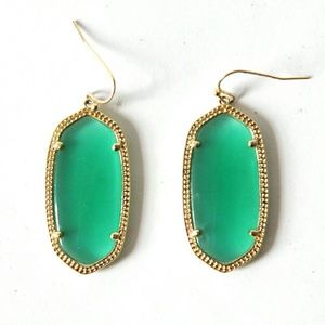 Kendra Scott Elle Earrings in Green