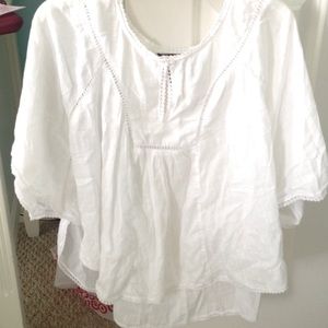 Flowy white blouse