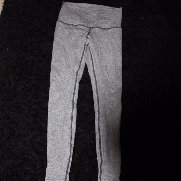Lululemon Grey herringbone leggings