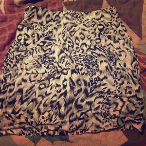 Forever 21 cheeta skirt