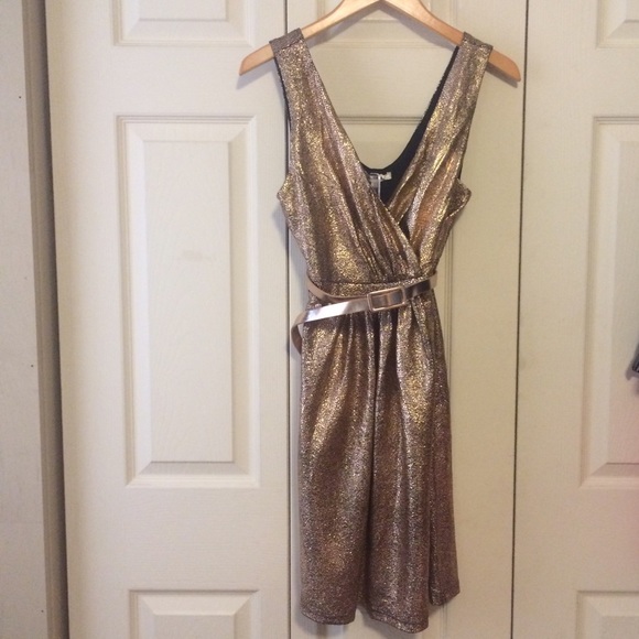 NWT gold dress