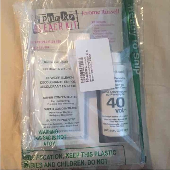 Hair bleach kit
