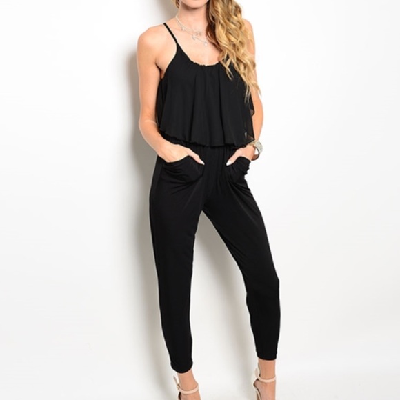 Cute Black Jumpsuit
