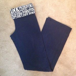 PINK Victoria's Secret Flare Yoga Pants in Navy