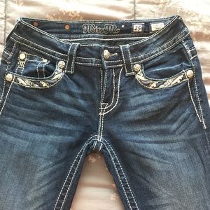 Size 25 Miss Me boot cut jeans