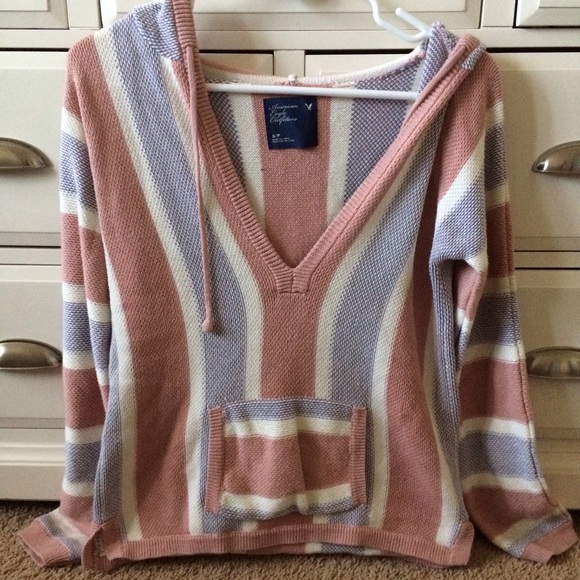American Eagle Outfitters Sweaters - Deep Neck Hoodie