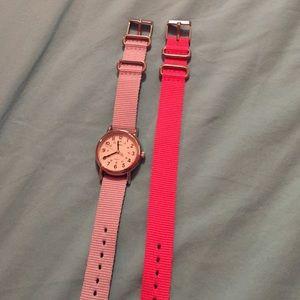 Lavender Timex Interchangeable Watch