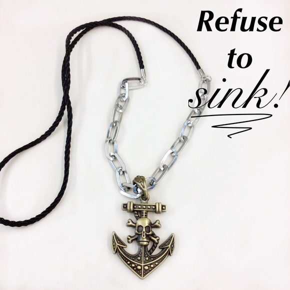 Accessories - Refuse to Sink Anchor & Skull Neckwear
