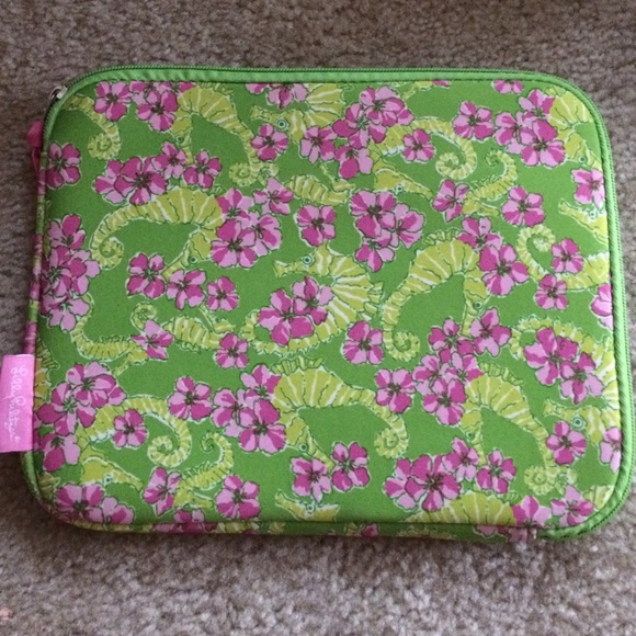 Lily Pulitzer iPad case or small laptop case
