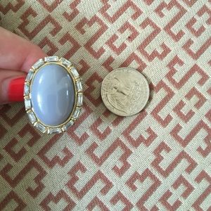 Banana Republic grey/lavender cocktail ring