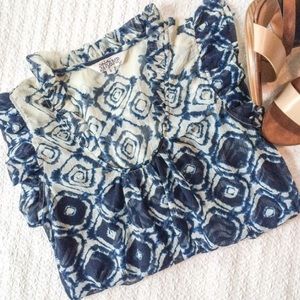 ✨Final Sale✨ Ikat Peplum Top