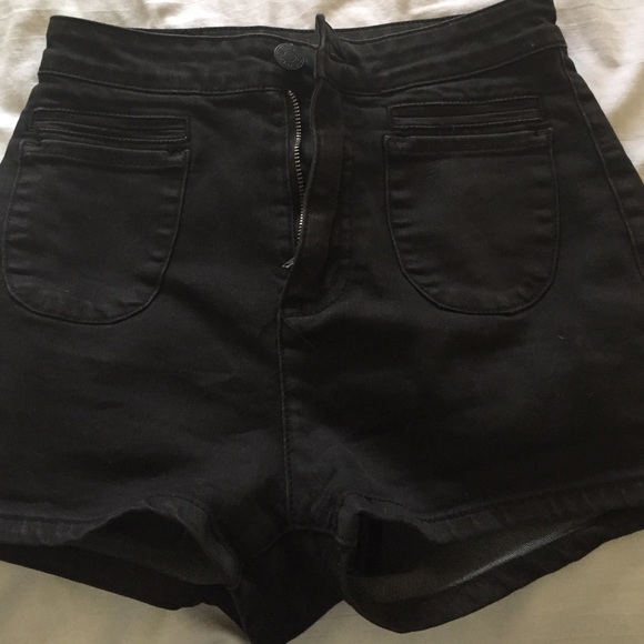 Black pin up shorts