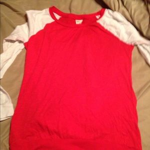 Two Victoria secret long sleeve shirts