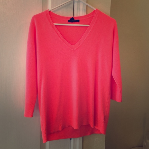 Forever 21 pink sweater 3/4 length sleeve