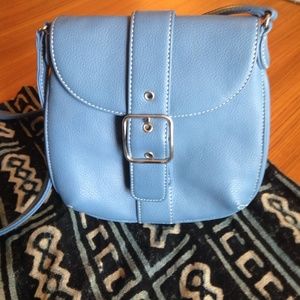 Light blue cross body bag from Liz Claiborne