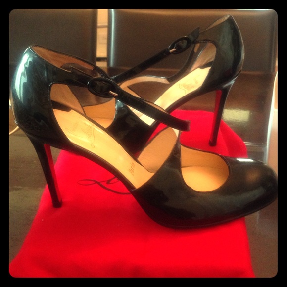 Christian Louboutin Shoes - $$$$$OLD. Christian Louboutin Black Patent shoe
