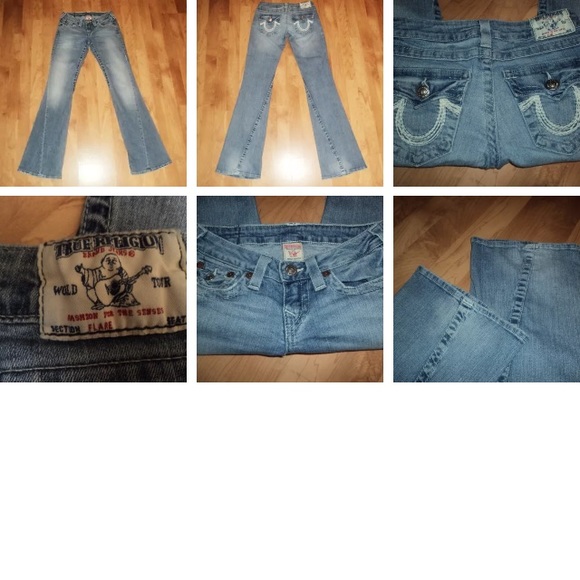 ‼️Sold in Bundle‼️True Religion Flare Jeans - Picture 3 of 4