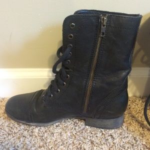 Steve Madden combat boots