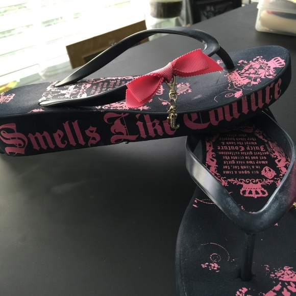 "Smells Like Couture"  Juicy Couture FlipFlops
