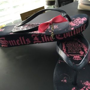 "Smells Like Couture" Juicy Couture FlipFlops