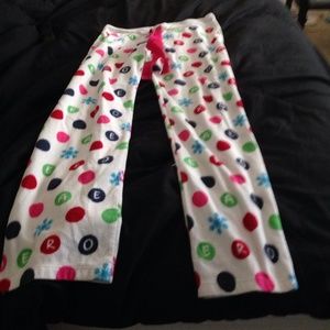 Aeropostle Snowflakes and Dots Lounge Sleep Pants