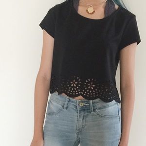 ☆Lasercut crop top☆