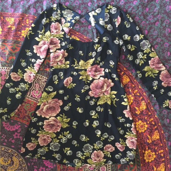 Bohemian floral dress