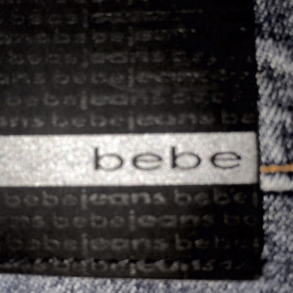 πBeBe Stretch Denim mini skirt Sz.Small - Picture 4 of 4