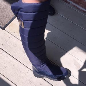 Winter worm over the knee boots