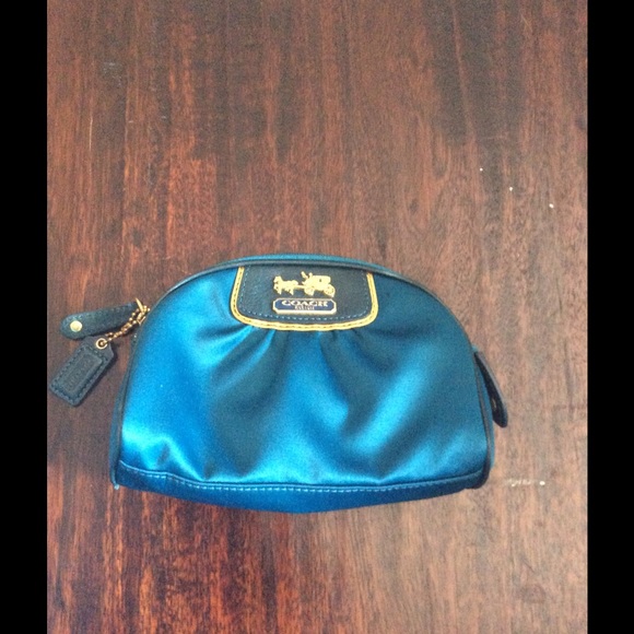 Coach Handbags - Coach satin pouch SALE💥