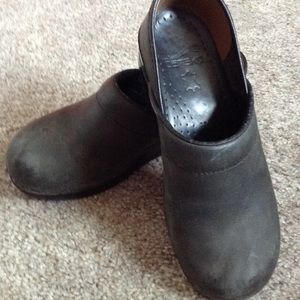 Dansko black clogs