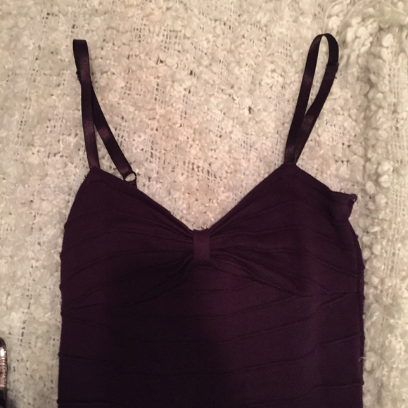 Super sexy ribbon bow knit mini dress - Picture 2 of 3