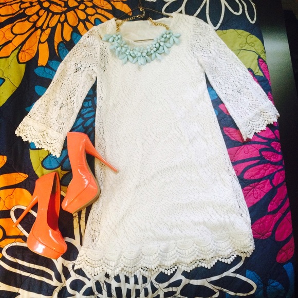 White Lace Dress