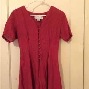 Red Vintage Romper