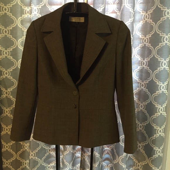 Tahari blazer with metal buttons