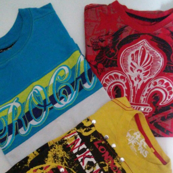 3 boys ' DESIGNER' tee shirts