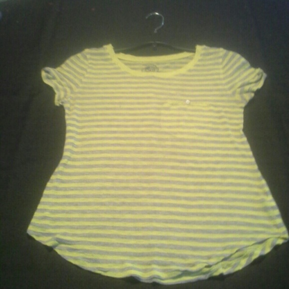Yellow and gray striped shirt. - Picture 1 of 4