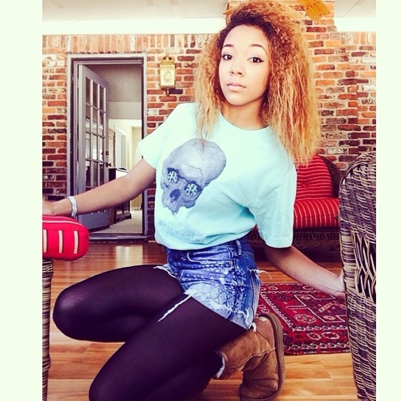 High waisted tribal shorts!